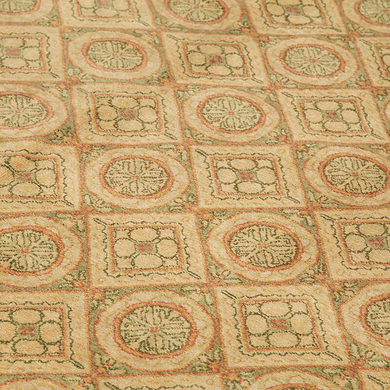 Nueva Alfombra Oushak Tejida a Mano - 240 cm x 306 cm - K0040631