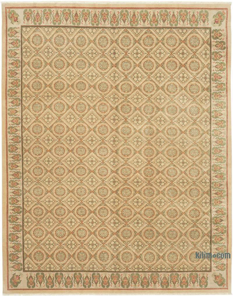 Nueva Alfombra Oushak Tejida a Mano - 240 cm x 306 cm - K0040631