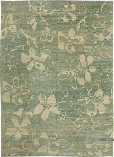 New Hand Knotted Wool Rug - 10' 1" x 13' 11" (121 in. x 167 in.)