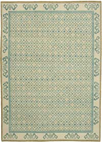 New Hand Knotted Wool Oushak Rug - 9' 11" x 13' 11" (119" x 167")