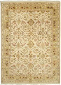 New Hand Knotted Wool Oushak Rug - 10'  x 13' 7" (120" x 163")