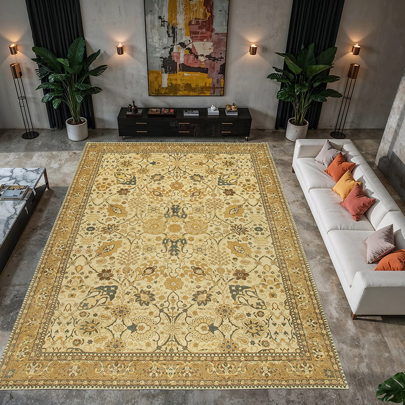Nueva Alfombra Oushak Tejida a Mano - 303 cm x 424 cm - K0040663