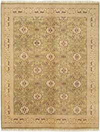New Hand Knotted Wool Oushak Rug - 8'  x 10' 2" (96" x 122")