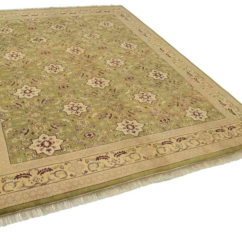 New Hand Knotted Wool Oushak Rug - 8'  x 10' 2" (96 in. x 122 in.) - K0040666