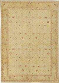New Hand Knotted Wool Oushak Rug - 7' 8" x 10' 10" (92" x 130")
