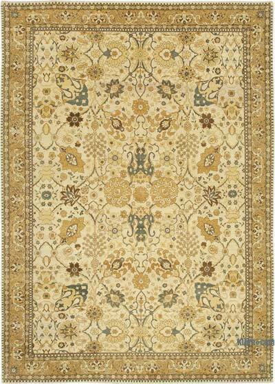 New Hand Knotted Wool Oushak Rug - 9' 10" x 14' 1" (118" x 169")