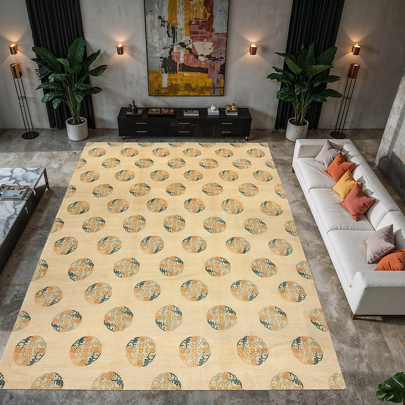 New Hand Knotted Wool Oushak Rug - 9' 11" x 13' 11" (119" x 167") - K0040724