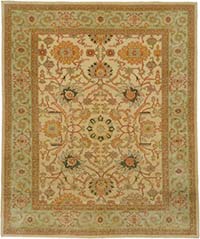 New Hand Knotted Wool Oushak Rug - 8' 2" x 9' 10" (98" x 118")