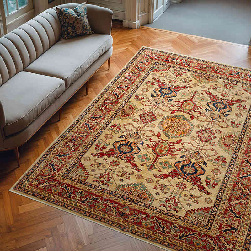 Yeni El Dokuma Uşak Halısı - 242 cm x 313 cm - K0040737