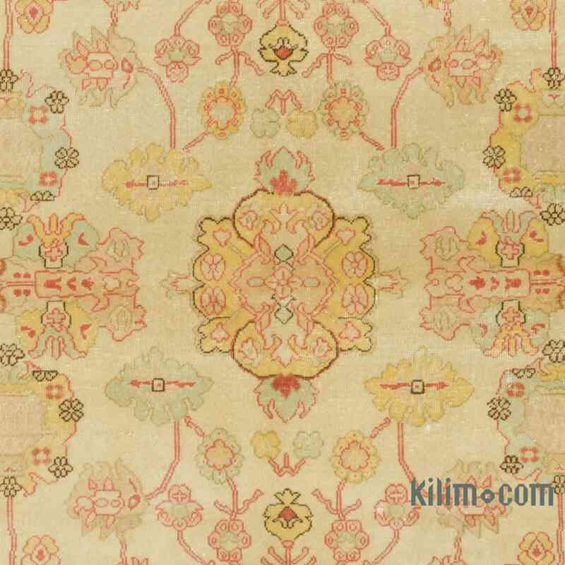New Hand Knotted Wool Oushak Rug - 7' 9" x 9' 8" (93" x 116") - K0040740
