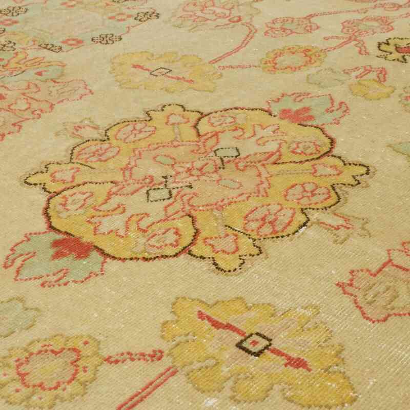 New Hand Knotted Wool Oushak Rug - 7' 9" x 9' 8" (93" x 116") - K0040740
