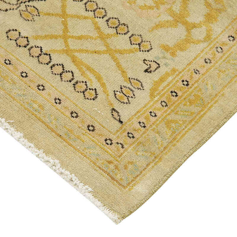 New Hand Knotted Wool Oushak Rug - 8' 2" x 9' 7" (98" x 115") - K0040742