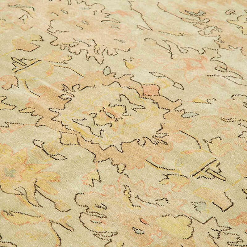 New Hand Knotted Wool Oushak Rug - 8' 2" x 9' 7" (98" x 115") - K0040742