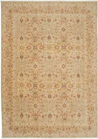 New Hand Knotted Wool Oushak Rug - 9' 11" x 13' 9" (119" x 165")