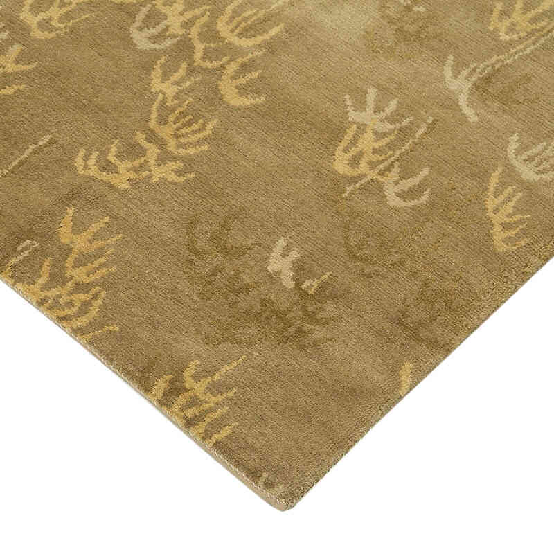 New Hand Knotted Wool Rug - 9' 9" x 13' 4" (117" x 160") - K0040760