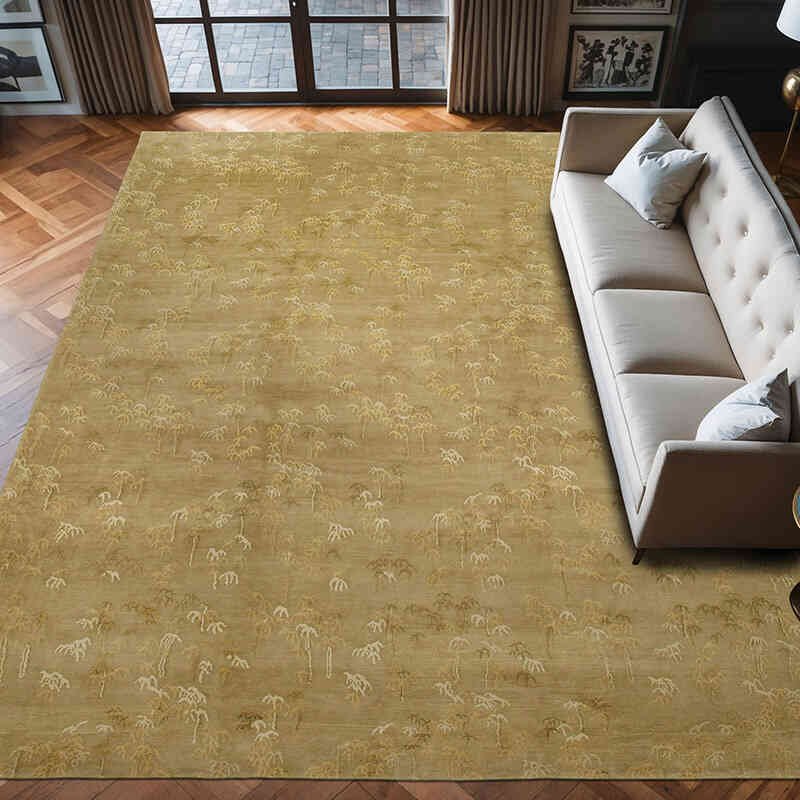 New Hand Knotted Wool Rug - 9' 9" x 13' 4" (117" x 160") - K0040760
