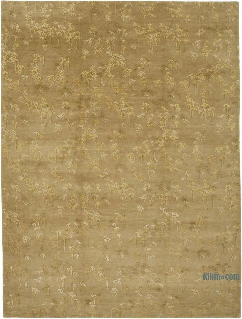 New Hand Knotted Wool Rug - 9' 9" x 13' 4" (117" x 160") - K0040760