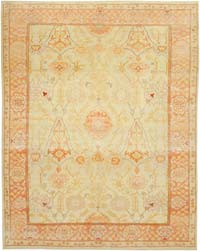 New Hand Knotted Wool Oushak Rug - 7' 10" x 10'  (94" x 120")