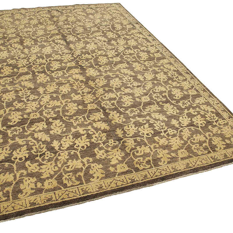 New Hand Knotted Wool Oushak Rug - 6'  x 8' 9" (72" x 105") - K0040785
