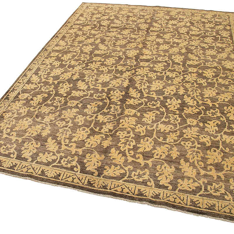New Hand Knotted Wool Oushak Rug - 6'  x 8' 9" (72" x 105") - K0040785