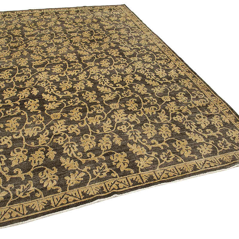 Nueva Alfombra Oushak Tejida a Mano - 181 cm x 276 cm - K0040790