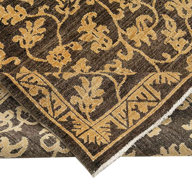 Nueva Alfombra Oushak Tejida a Mano - 181 cm x 276 cm - K0040790