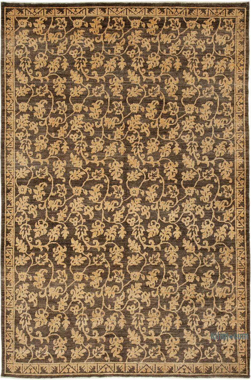 Nueva Alfombra Oushak Tejida a Mano - 181 cm x 276 cm - K0040790