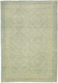 New Hand Knotted Wool Oushak Rug - 6' 2" x 8' 10" (74" x 106")