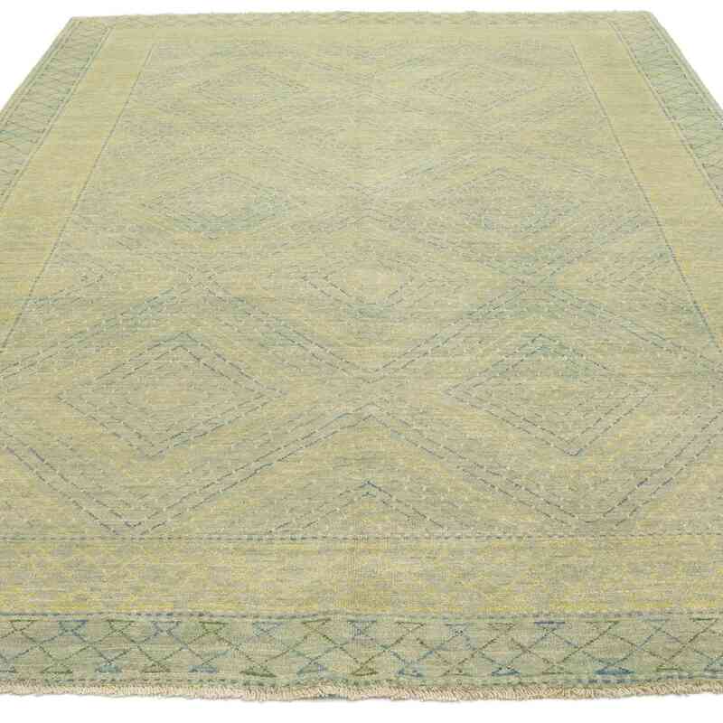 Nueva Alfombra Oushak Tejida a Mano - 188 cm x 270 cm - K0040798