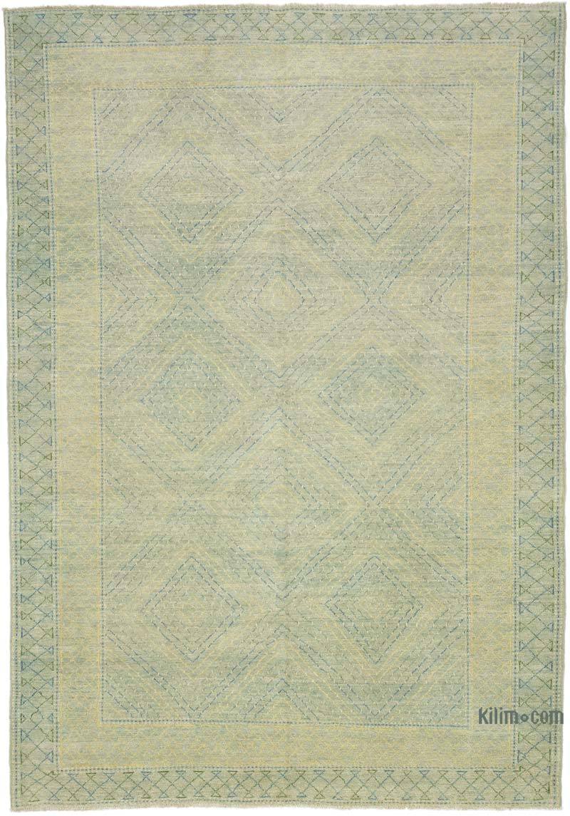 Nueva Alfombra Oushak Tejida a Mano - 188 cm x 270 cm - K0040798