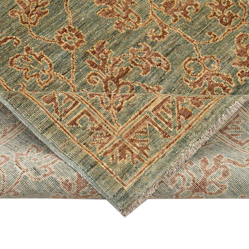 Nueva Alfombra Oushak Tejida a Mano - 182 cm x 265 cm - K0040813