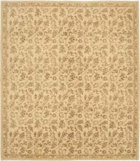 New Hand Knotted Wool Oushak Rug - 8' 2" x 9' 7" (98" x 115")