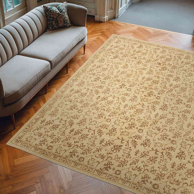 Nueva Alfombra Oushak Tejida a Mano - 250 cm x 291 cm - K0040814