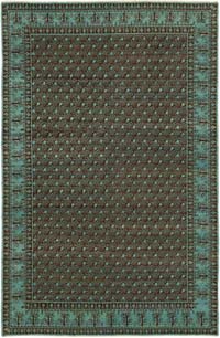 New Hand Knotted Wool Oushak Rug - 5' 11" x 8' 11" (71" x 107")