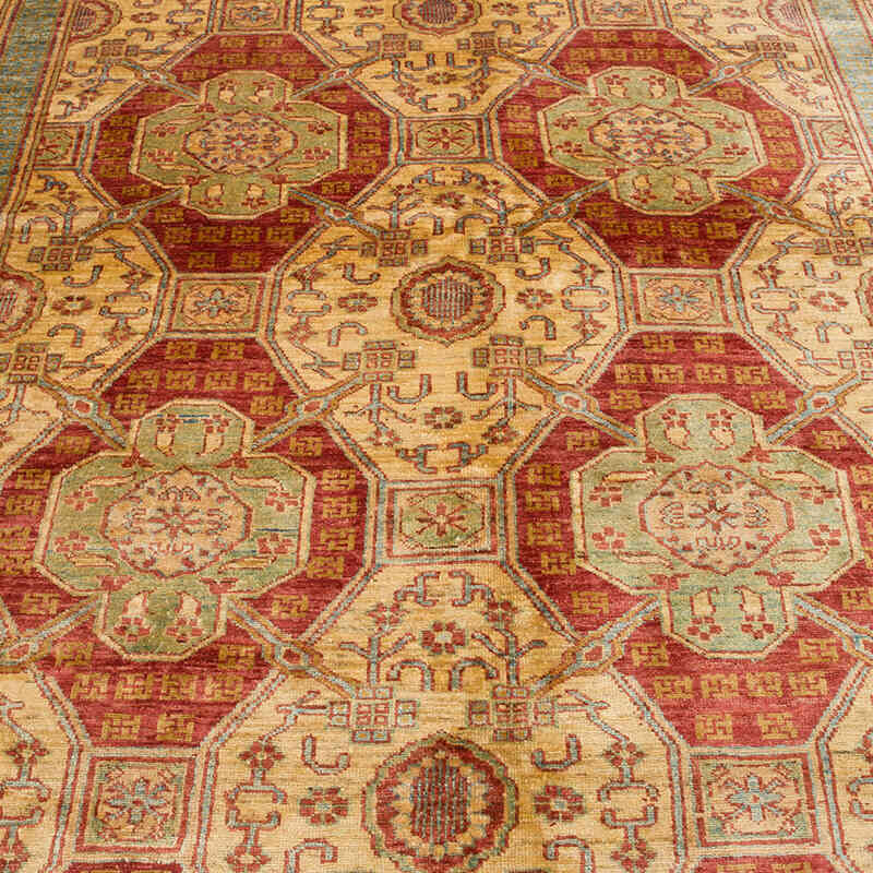Nueva Alfombra Oushak Tejida a Mano - 186 cm x 275 cm - K0040831