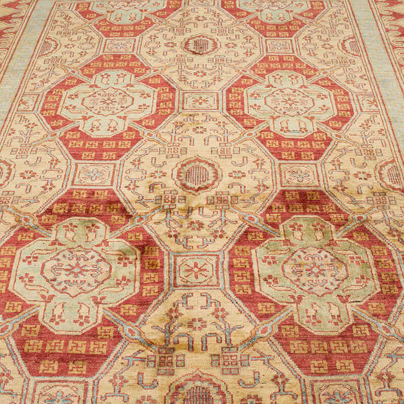 Nueva Alfombra Oushak Tejida a Mano - 186 cm x 275 cm - K0040831