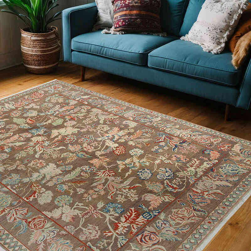 Yeni El Dokuma Uşak Halısı - 153 cm x 201 cm - K0040857