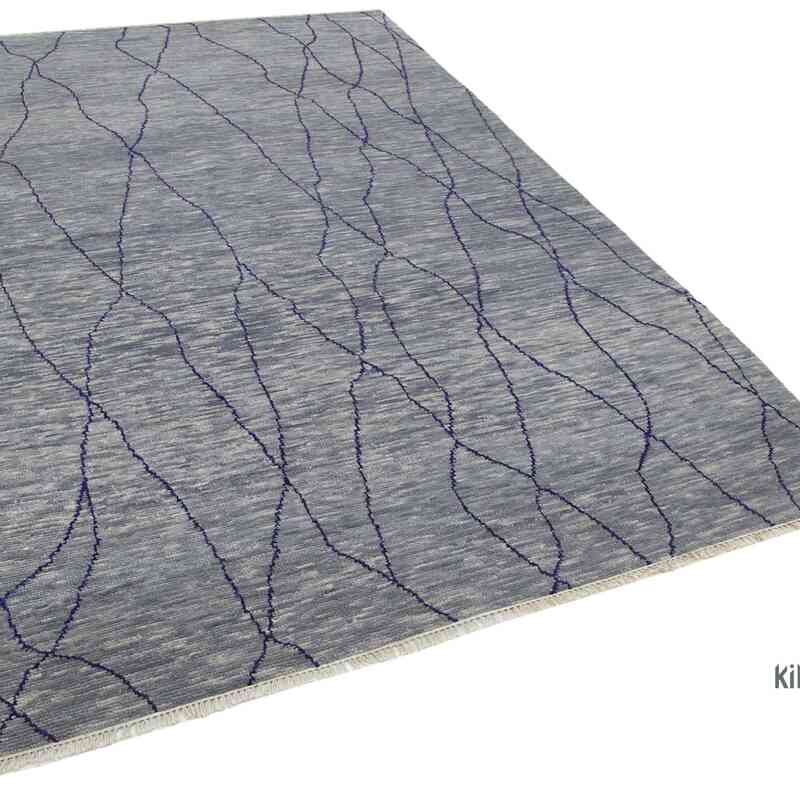 New Hand Knotted Wool Rug - 6'  x 9' 5" (72 in. x 113 in.) - K0040861