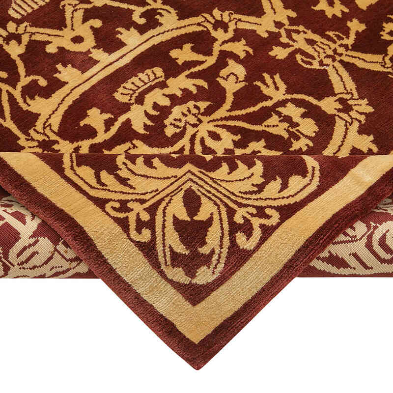 Nueva Alfombra Oushak Tejida a Mano - 254 cm x 306 cm - K0040866