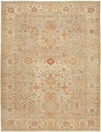 New Hand Knotted Wool Oushak Rug - 9' 9" x 12' 8" (117" x 152")