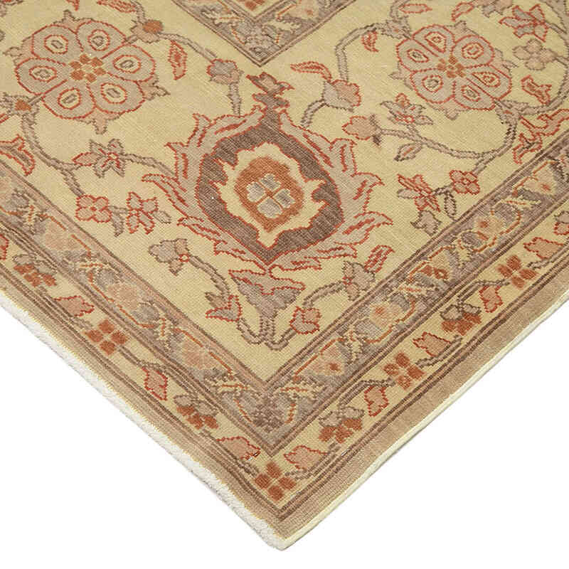 New Hand Knotted Wool Oushak Rug - 9' 9" x 12' 8" (117" x 152") - K0040872