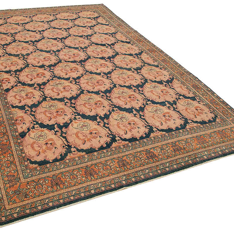 New Hand Knotted Wool Oushak Rug - 7' 9" x 12'  (93" x 144") - K0040873