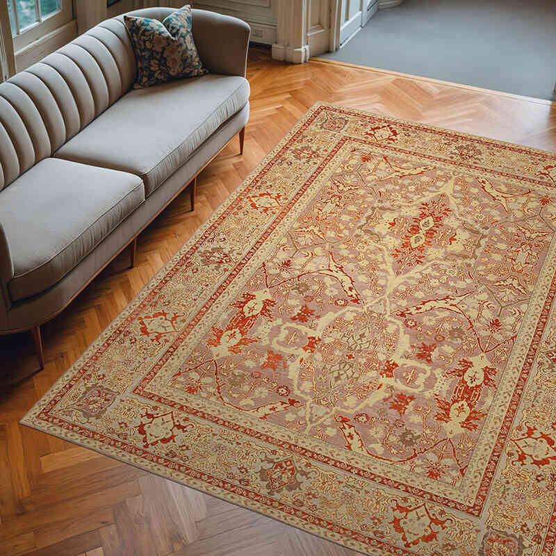 Mor Yeni El Dokuma Uşak Halısı - 240 cm x 307 cm - K0040874
