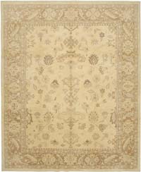New Hand Knotted Wool Oushak Rug - 10' 2" x 12' 6" (122" x 150")