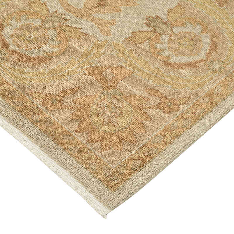 New Hand Knotted Wool Oushak Rug - 8'  x 10'  (96" x 120") - K0040899