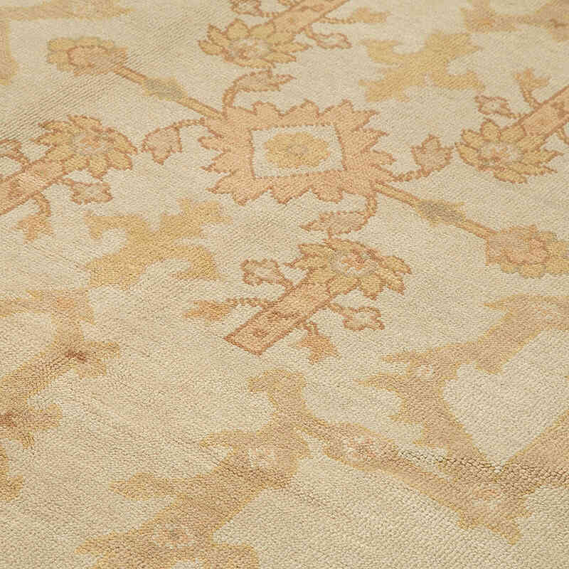 New Hand Knotted Wool Oushak Rug - 8'  x 10'  (96" x 120") - K0040899