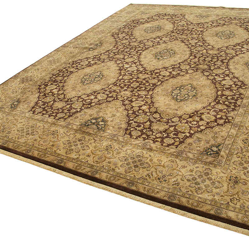 New Hand Knotted Wool Oushak Rug - 9' 2" x 12' 2" (110 in. x 146 in.) - K0040905