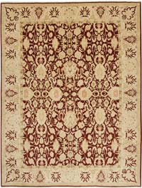 New Hand Knotted Wool Oushak Rug - 9' 2" x 11' 11" (110" x 143")