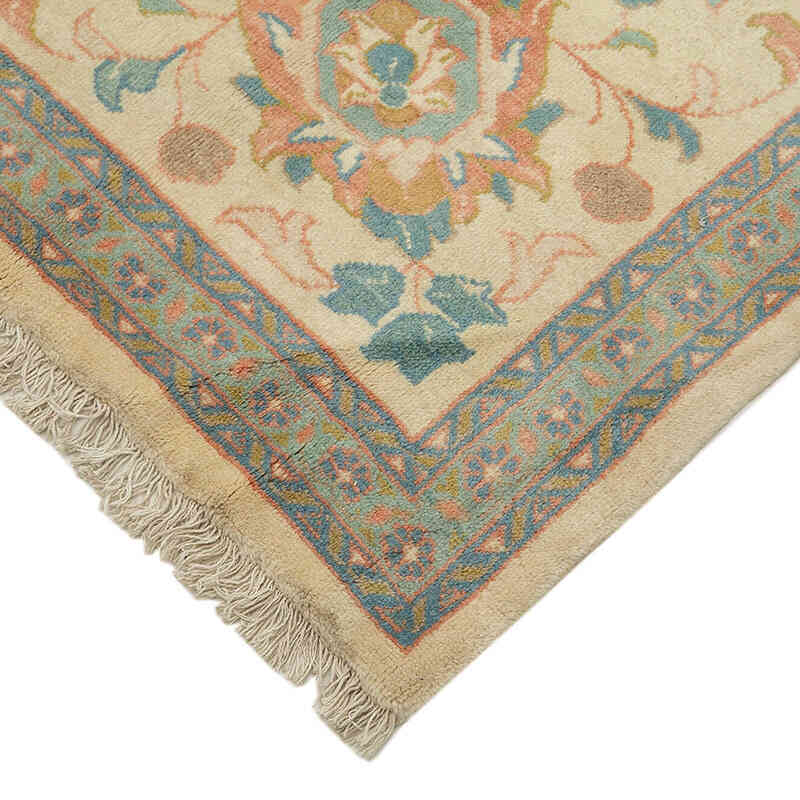 New Hand Knotted Wool Oushak Rug - 10' 8" x 13' 9" (128" x 165") - K0040964