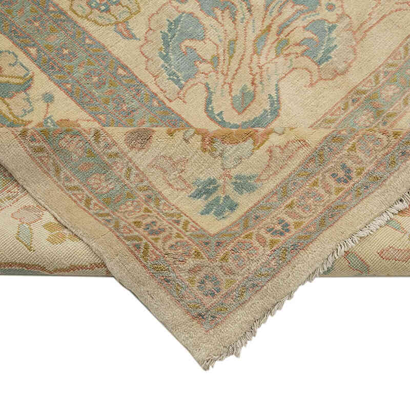 New Hand Knotted Wool Oushak Rug - 10' 8" x 13' 9" (128" x 165") - K0040964